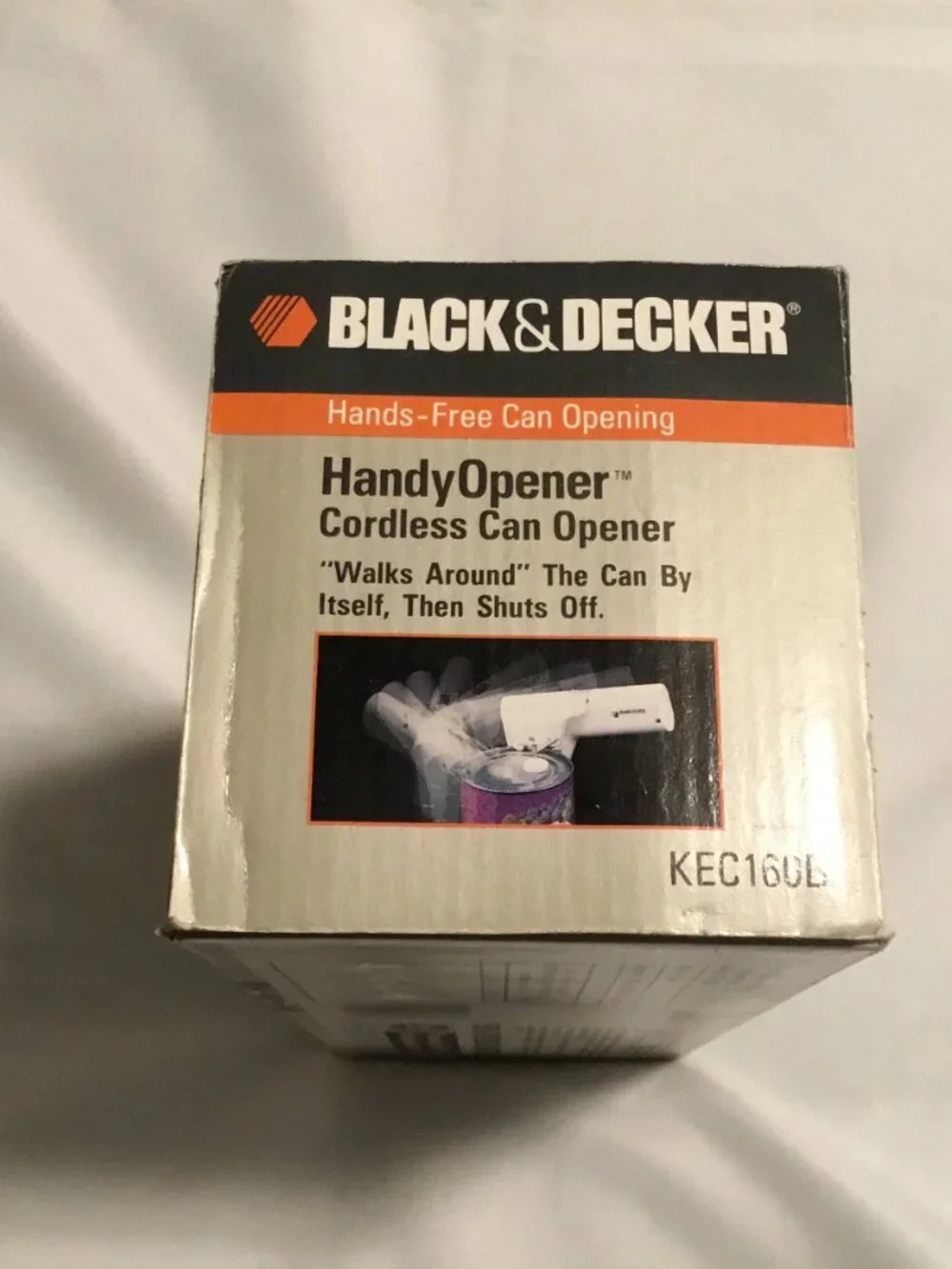 Black & Decker Handy Opener Cordless Can Opener KEC160B Vintage Spacemaker NIB